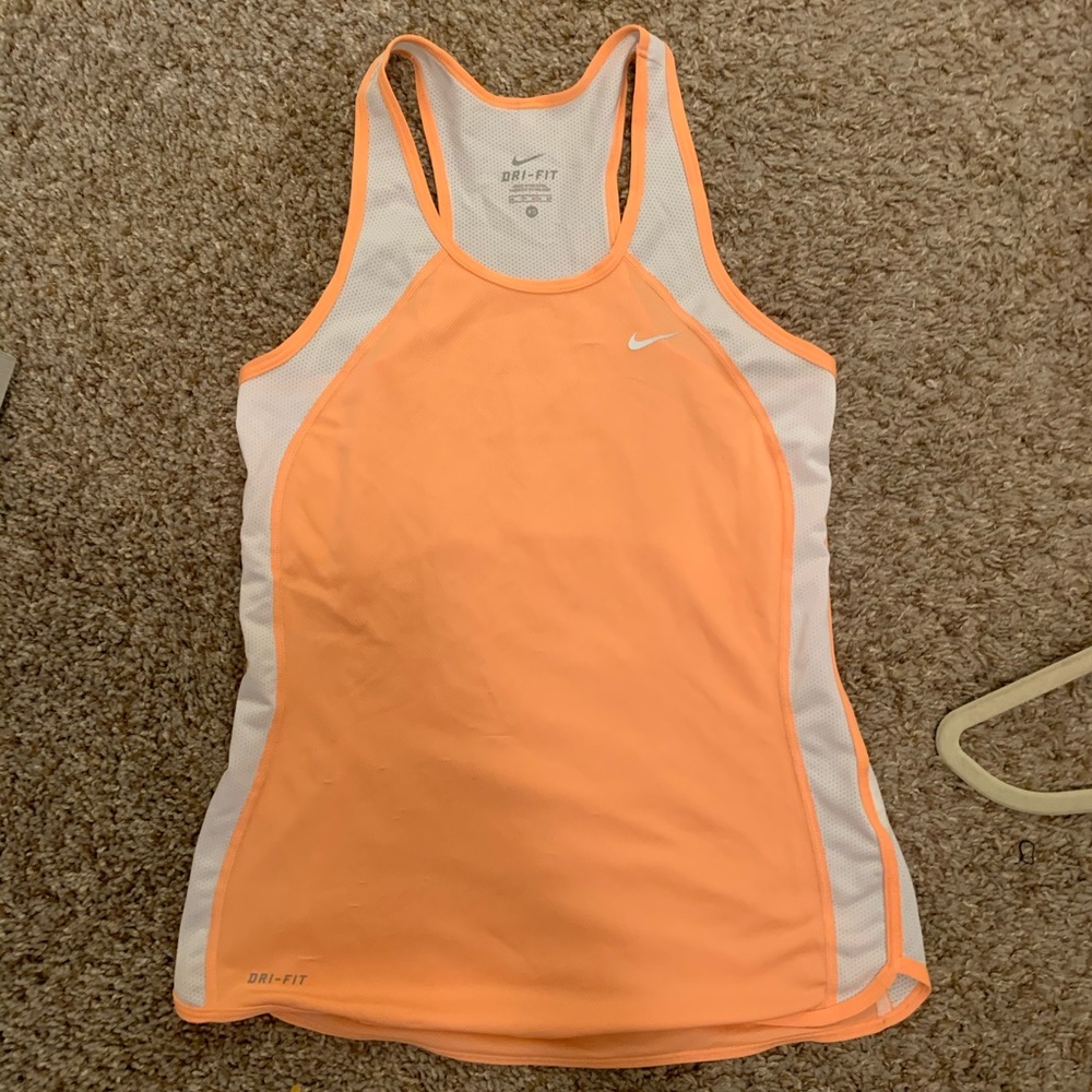 Nike dri fit sleeveless - XS - neon orange